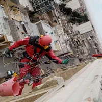 پیچ رولپلاک نما،شستشو، بندباز،کار در ارتفاع،داربست|خدمات پیشه و مهارت|کرمان, |دیوار