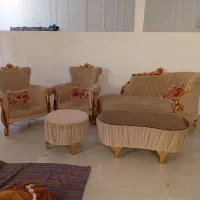 مبلمان سلطنتی هفت نفره|مبلمان خانگی و میز عسلی|الیگودرز, |دیوار