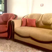 مبل راحتی|مبلمان خانگی و میز عسلی|قائن, |دیوار