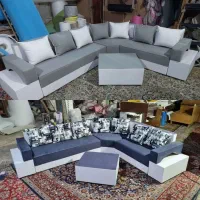 مبل ال آماده تحویل با رنگ بندی بالا