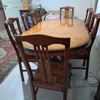 میز ناهار خوری ۸ نفرو مبل ۸ نفره