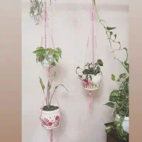 جای گلدان دوطبقه
