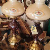 شمعدان سایز بزرگ رومیزی golden gift