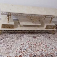 میز تلویزیون برنز جنس قدیمی|کلکسیون اشیاء عتیقه|کرمانشاه, |دیوار