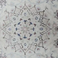 قالیچه ۴ متر کرک گل ابریشم کرم کاشان|فرش|تهران, شکیبا|دیوار