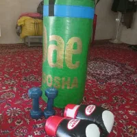 کیسه بوکس همراه با دستکش
