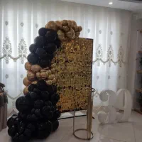 بک گراند پولکی و عدد ال ای دی سوارز چراغدار