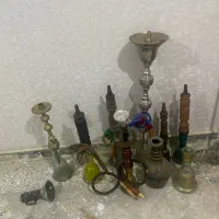 ۵تا قلیون چوبی یه برنجی و یه استیل عربی