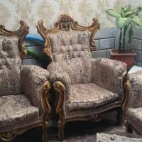 مبل سلطنتی 9 نفره|مبلمان خانگی و میز عسلی|الیگودرز, |دیوار