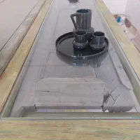 میز غذاخوری پتینه با در آنتیک|میز و صندلی غذاخوری|یزد, |دیوار