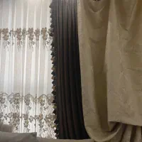 پرده پذیرایی همراه با والان