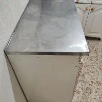 میز استیل دو عدد|میز و صندلی غذاخوری|بومهن, |دیوار