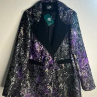 مانتو ژاکارد ابریشم