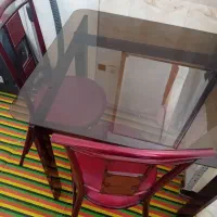 میز غذاخوری ۴ نفره با سینک ۳ لگنه|میز و صندلی غذاخوری|همدان, |دیوار