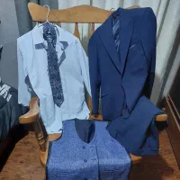 گت وشلوار وجلیقه وکراوات و بلوز نوجوان