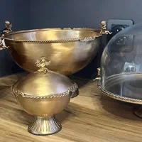 ظروف پذیرایی برنجی