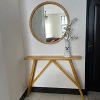 ساخت انواع کنسول و اینه تمام چوبی در طرحهای مختلف