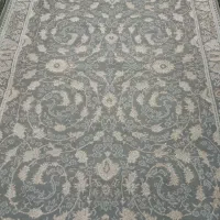 فروش فوری فرش کناره گل برجسته 4/5 متر در یک و نیم