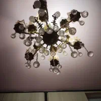 لوستر برنجی|لوستر و چراغ آویز|بروجرد, |دیوار