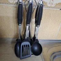 کفگیر مشکی استیل