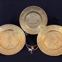 دیوارکوب برنجی قلم دار