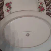 ۴ عدد دیس و ۲ عدد مرغ‌خوری گل‌سرخی قدیمی|کلکسیون اشیاء عتیقه|رشت, رشتیان|دیوار