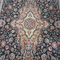 فرش ۹ متری سورمه ای دستباف گونه کاشان|فرش|تهران, نیروی هوایی (پیروزی)|دیوار