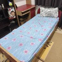 تخت یکنفره با میز کامپیوتر بدون تشک