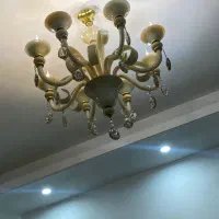 لوستر هشت شاخه|لوستر و چراغ آویز|تهران, امام زاده عبدالله|دیوار