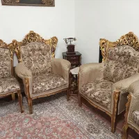 مبل ۹ نفره استیل کاملا سالم بدون خط و خش