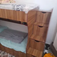 تخت دوطبقه mdf|تخت و سرویس خواب|شاهین‌شهر, گرگاب|دیوار