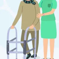 پرستاری از بیمار خانم در بیمارستان انجام میدم