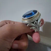 انگشتر توپاز ابی