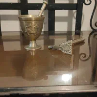 هاون وتبر برنزی وهاون بزرگ وسنگین|کلکسیون اشیاء عتیقه|فردیس, قریشی|دیوار