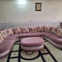 مبل ال تمیز  11 نفره  با میزعسلی ویه تخت