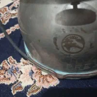 چراغ نفتی برنجی قدیمی عتیقه|کلکسیون اشیاء عتیقه|گرگان, |دیوار