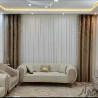 (پرده طلاکوب  الهیه خیابان بهداری)|پرده، رانر، رومیزی|کرمانشاه, |دیوار