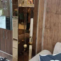 ساعت ایستاده تمام آینه برونز
