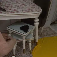 جلو مبلی ۳تیکه همراه با شیشه ی روش