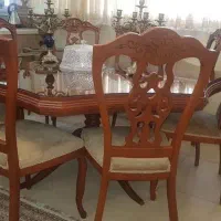 فروش سرویس مبل ۷ نفره ومیز وصندلی نهار خوری|مبلمان خانگی و میز عسلی|تهران, سید خندان (جلفا)|دیوار