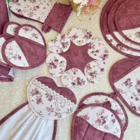 سرویس آشپزخانه شیک|سفره، حوله، دستمال آشپزخانه|قم, امامزاده ابراهیم|دیوار