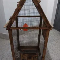 قفس چوبی پرنده