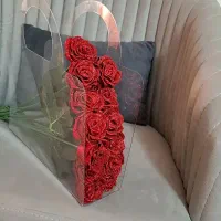 کادوی روز مادر و روز زن دسته گل باکس گل فلاور بگ