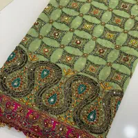 انواع پارچه های مجلسی و شال گلدوزی