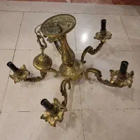 لوستر ۵ شاخه برنز