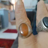 دوتاانگشتر قدیمی قیمت مناسب نقره