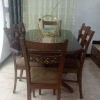 میز غذاخوری|میز و صندلی غذاخوری|قروه, |دیوار