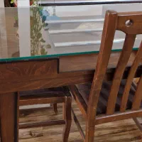 میز نهار خوری ۴ نفره چوبی|میز و صندلی غذاخوری|نیشابور, هفده شهریور|دیوار