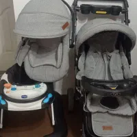 کالسکه و کریر دلیجان رنگ طوسی