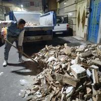 حمل مصالح نخاله ساختمانی800تومان 3تن ماسه 12000